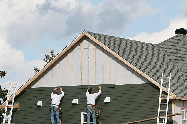 Professional Siding Installation technician working in Newnan, GA